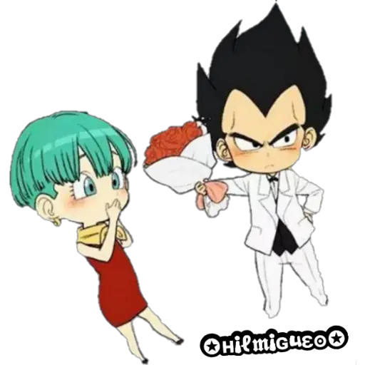 Vegeta y Bulma 