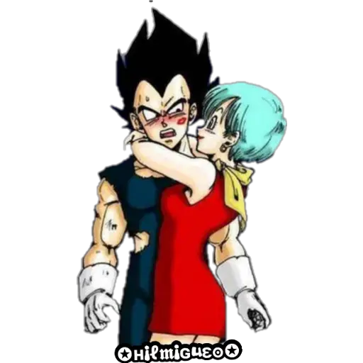 Vegeta y Bulma 