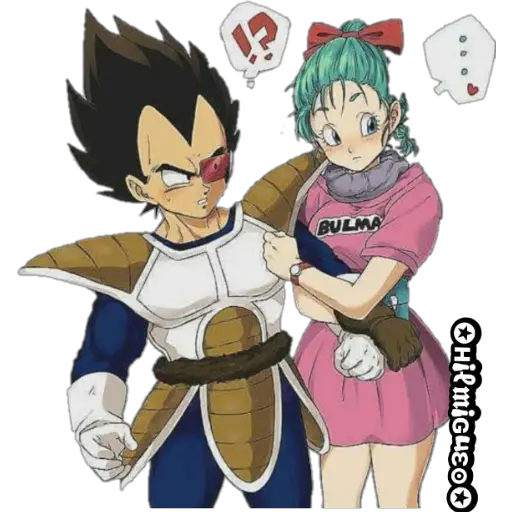 Vegeta y Bulma 
