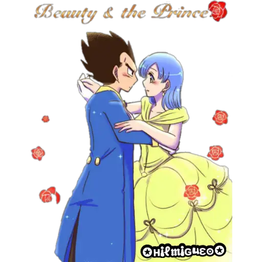 Vegeta y Bulma 