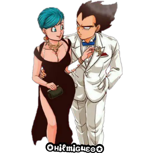 Vegeta y Bulma 