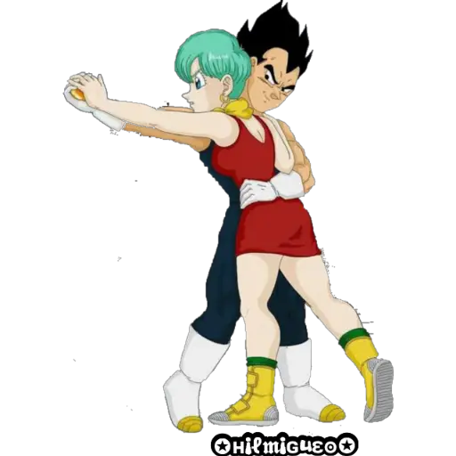 Vegeta y Bulma 