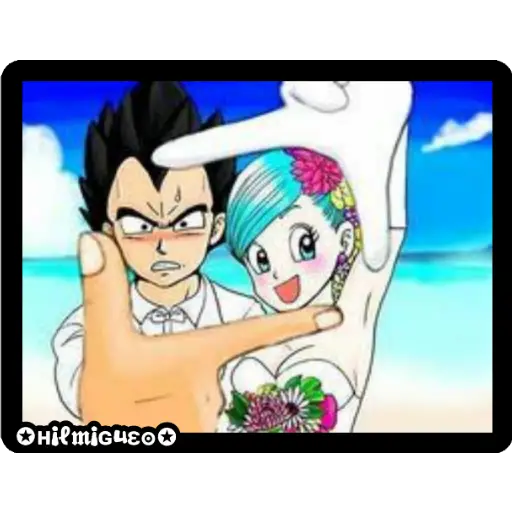 Vegeta y Bulma 