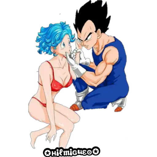 Vegeta y Bulma 