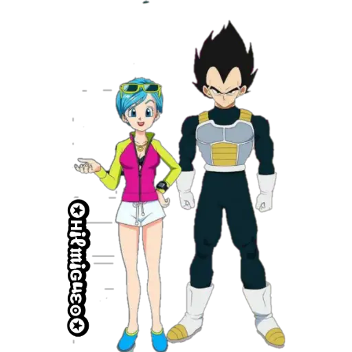 Vegeta y Bulma 