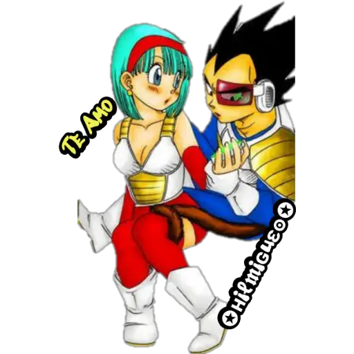 Vegeta y Bulma 