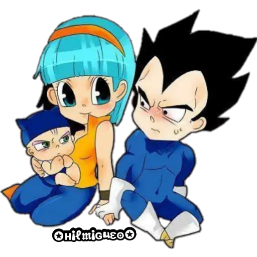 Vegeta y Bulma 