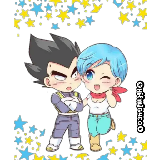 Vegeta y Bulma 
