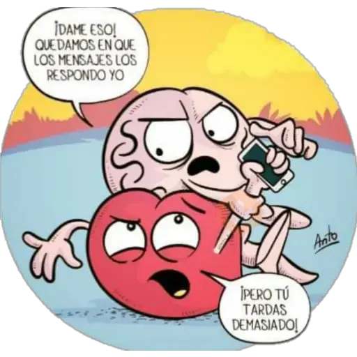 corazón y cerebro 2 sticker 11