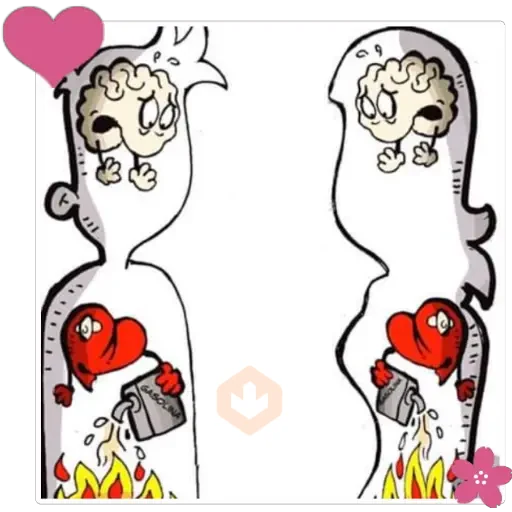 corazón y cerebro 2 sticker 15