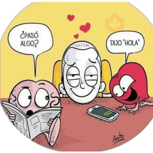 corazón y cerebro 2 sticker 23