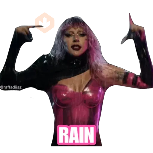 Rain on me sticker 15