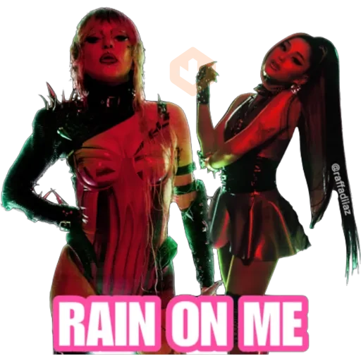 Rain on me sticker 11