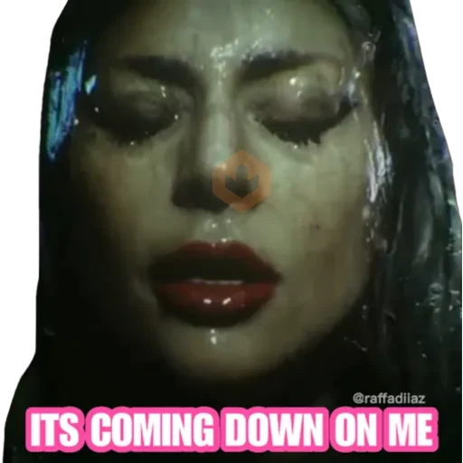 Rain on me sticker 30