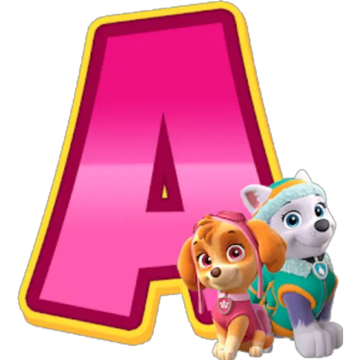 Letras ♡ Paw Patrol 