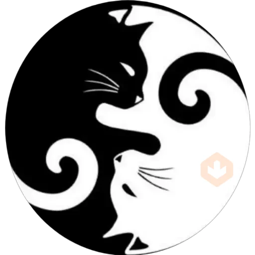 ☯️yin y el yang⚪⚫ sticker 19