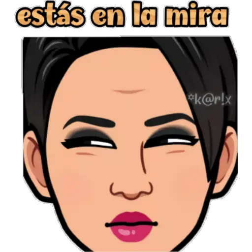 Bitmoji de Mal Humor 