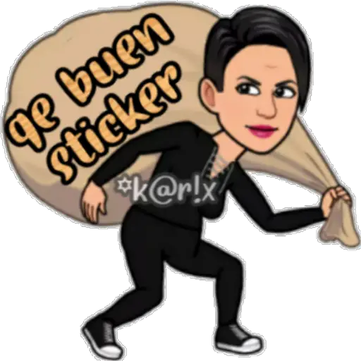Bitmoji de Mal Humor 