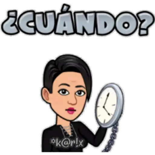 Bitmoji de Mal Humor 