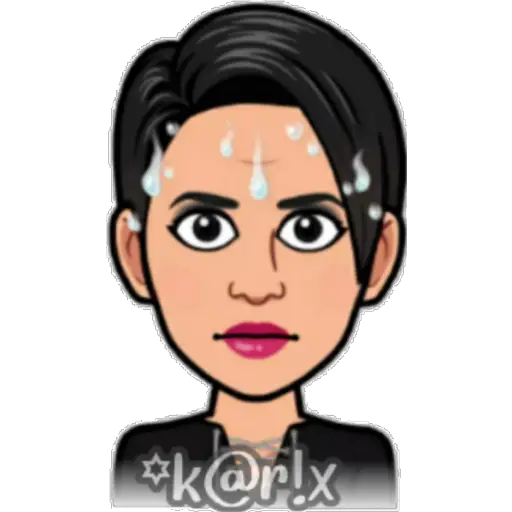 Bitmoji de Mal Humor 