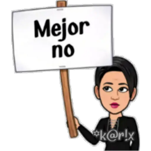 Bitmoji de Mal Humor 