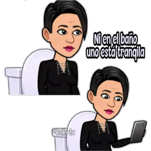 Bitmoji de Mal Humor 