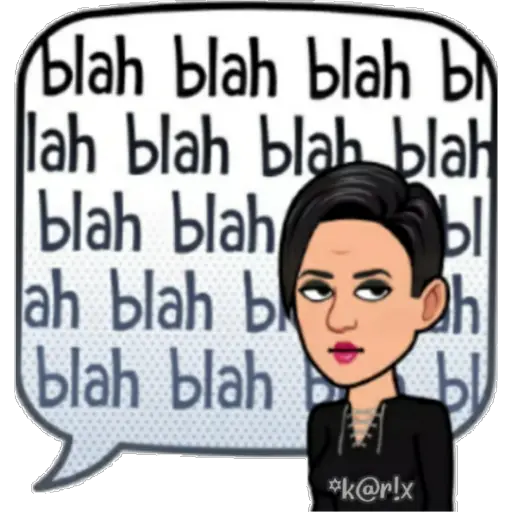 Bitmoji de Mal Humor 