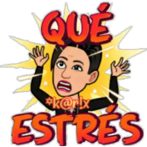 Bitmoji de Mal Humor 