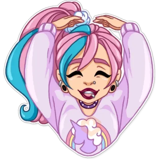 💠🌺Chica Bi-Color 🌺💠 sticker 22
