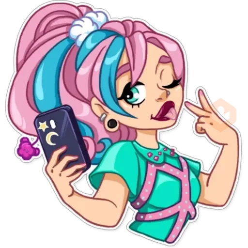 💠🌺Chica Bi-Color 🌺💠 sticker 19