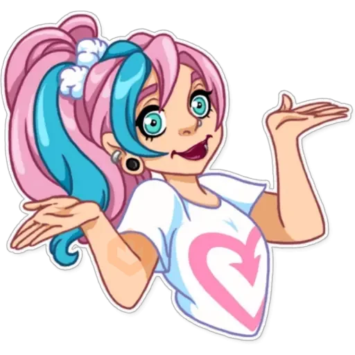 💠🌺Chica Bi-Color 🌺💠 sticker 15