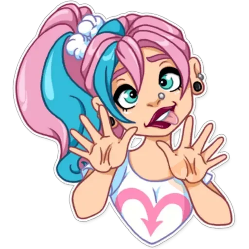 💠🌺Chica Bi-Color 🌺💠 sticker 25