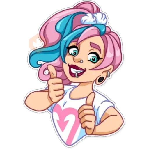 💠🌺Chica Bi-Color 🌺💠 sticker 24