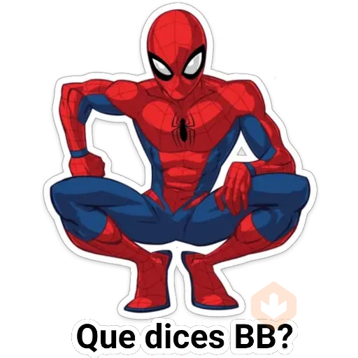 🕷🔵Spider Man🔴🕷 sticker 25