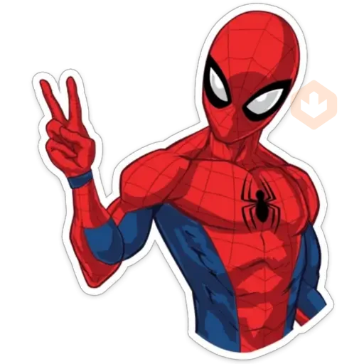 🕷🔵Spider Man🔴🕷 sticker 21