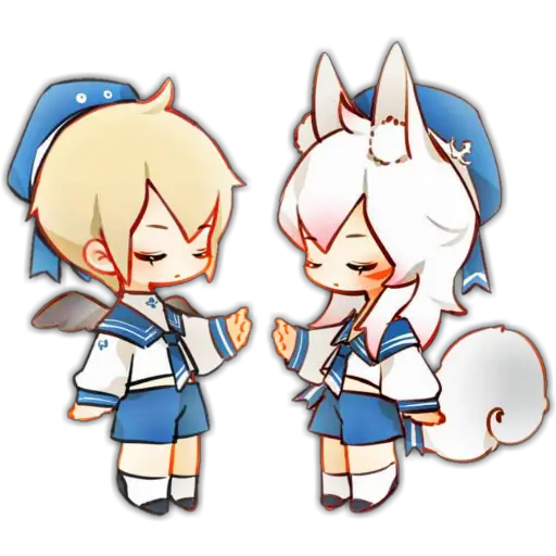 Big Tengu Demon Fox 🦊🖤 Chibi 