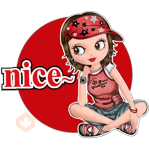 Pink nana sticker 29