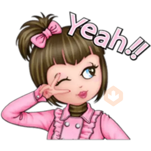 Pink nana sticker 26