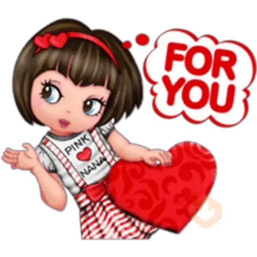 Pink nana sticker 11