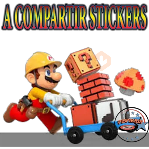 Mario Bros en dinamica sticker 13