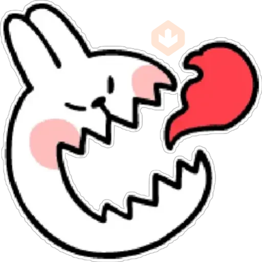 🐰ᴇᴍᴏᴊɪ sᴘᴏɪʟᴇᴅ ʀᴀʙʙɪᴛ 🐰 sticker 14