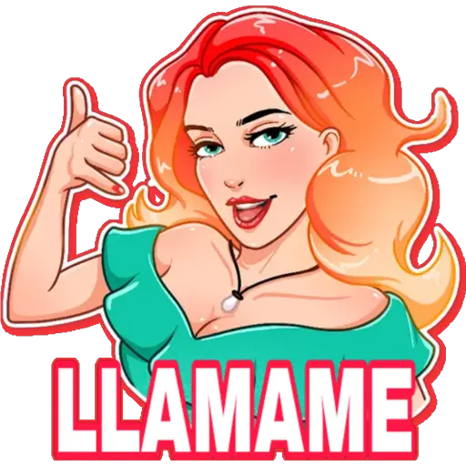 Chica Cabeza de Llama 