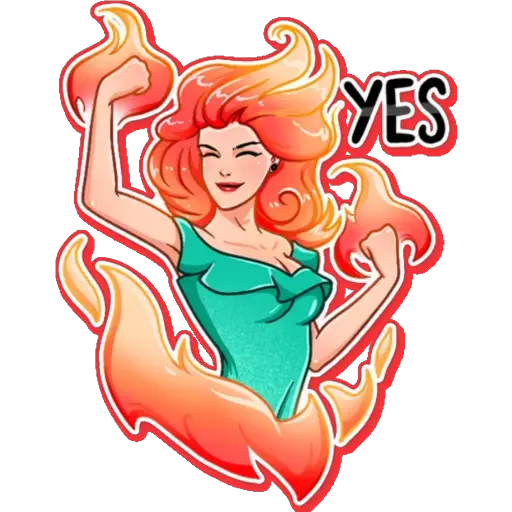 Chica Cabeza de Llama 