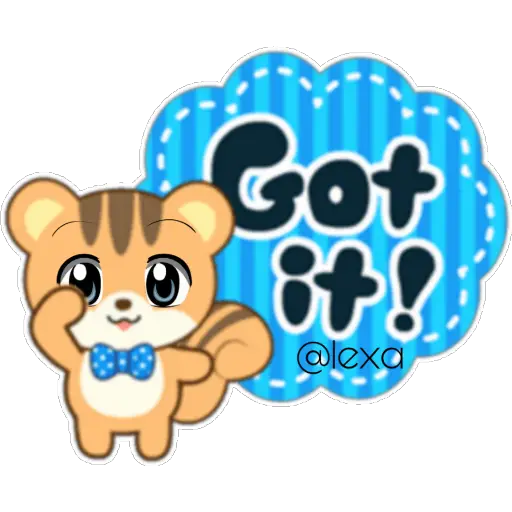 🌈Sticker de Ardilla 🐿 
