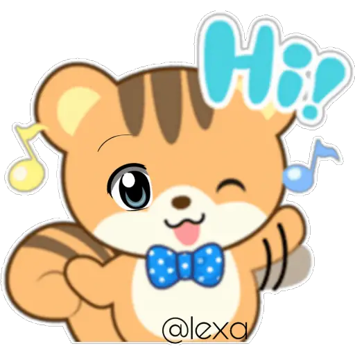 🌈Sticker de Ardilla 🐿 