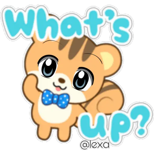 🌈Sticker de Ardilla 🐿 