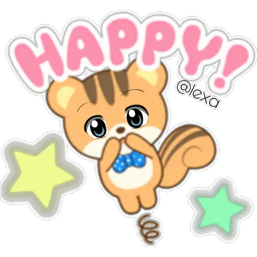 🌈Sticker de Ardilla 🐿 