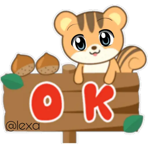 🌈Sticker de Ardilla 🐿 