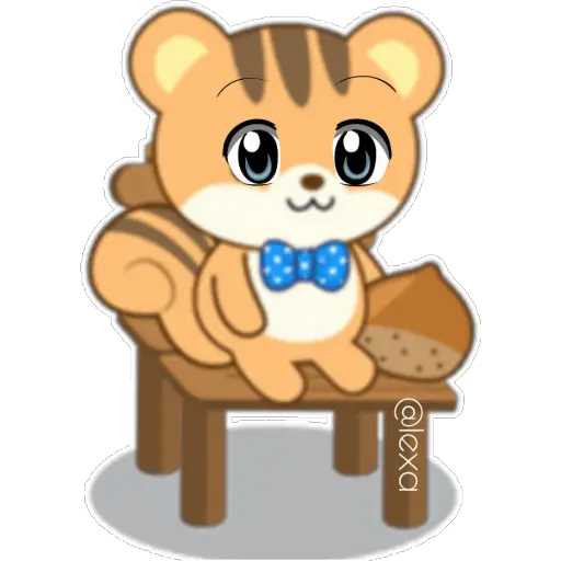 🌈Sticker de Ardilla 🐿 