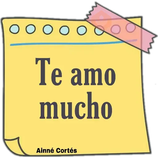 Notas lindas sticker 13